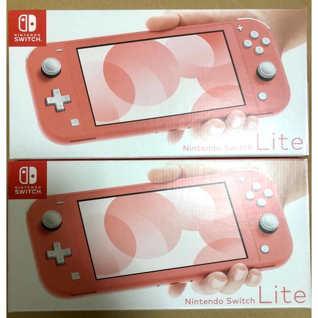 送料込み 2台セット Nintendo Switch Lite コーラル