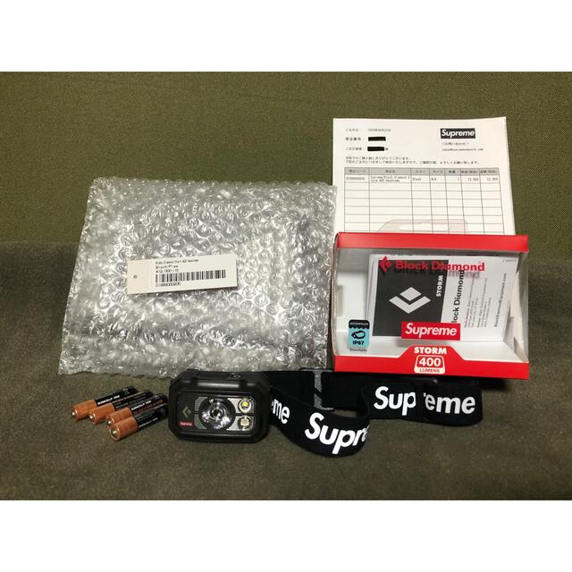 Supreme(シュプリーム)のSupreme Black Diamond Storm 400 Headlamp スポーツ/アウトドアのアウトドア(ライト/ランタン)の商品写真