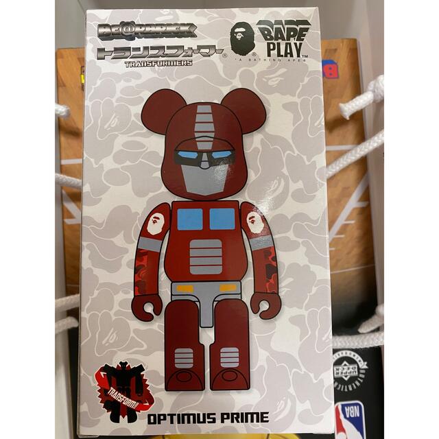 フィギュアBAPE X TRANSFORMERS BE@RBRICK 200% RED.