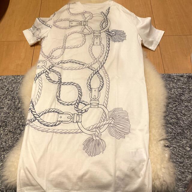 Tシャツ(半袖/袖なし)HERMES シャツ　丈長め