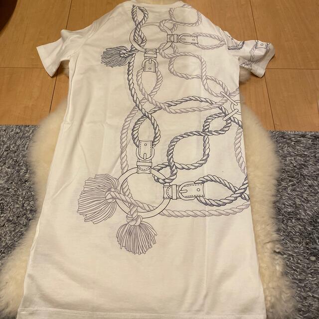 Hermes(エルメス)のHERMES シャツ　丈長め レディースのトップス(Tシャツ(半袖/袖なし))の商品写真