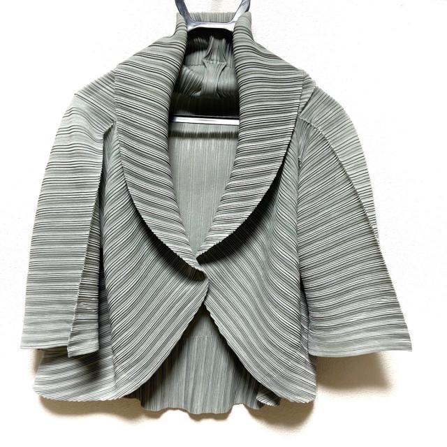 PLEATS PLEASE ISSEY MIYAKE(プリーツプリーズイッセイミヤケ)のプリーツプリーズ 七分袖シャツブラウス - レディースのトップス(シャツ/ブラウス(長袖/七分))の商品写真