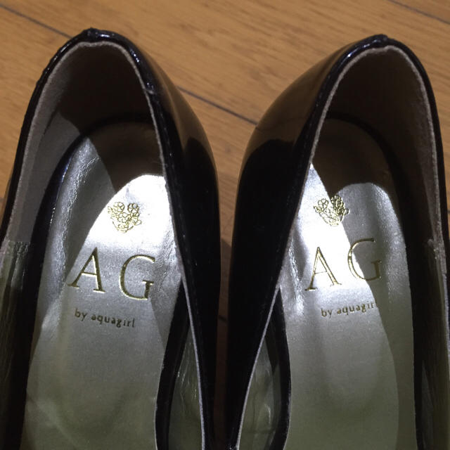AG by aquagirl(エージーバイアクアガール)のAG by aquagirl バイカラー エナメルパンプス レディースの靴/シューズ(ハイヒール/パンプス)の商品写真