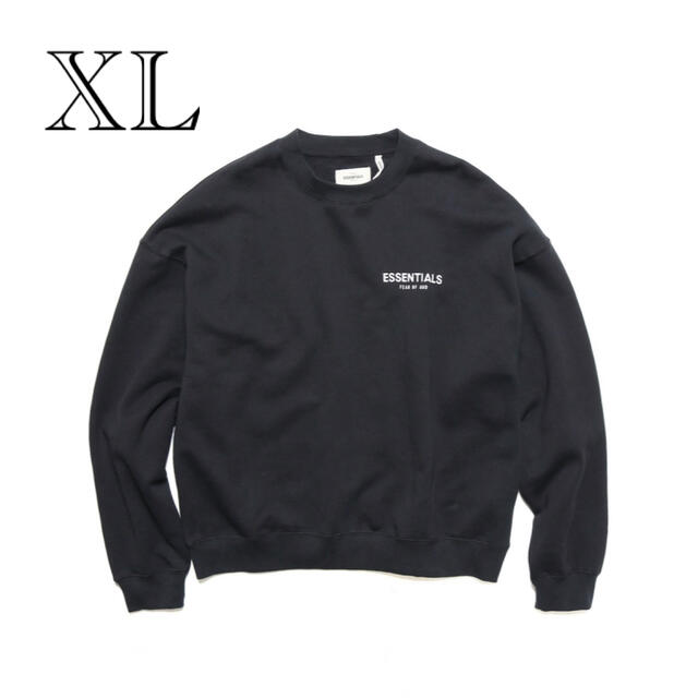 XL】エッセンシャルズ FOG 1POINT LOGO CREW SWEAT - スウェット