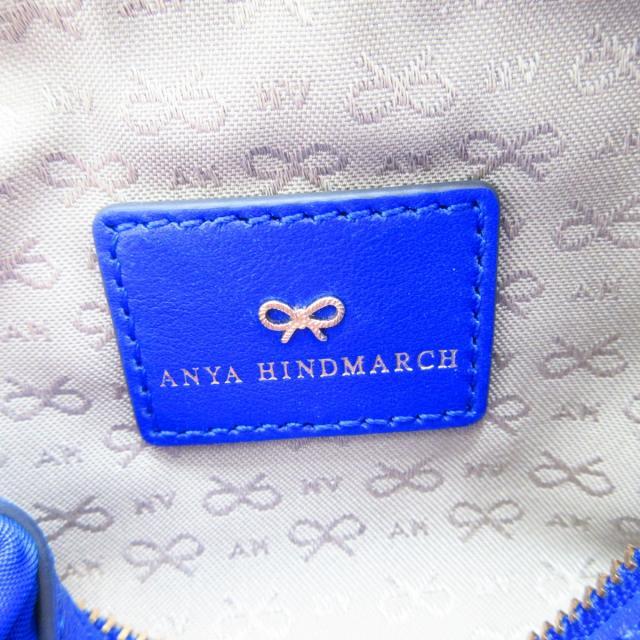 ANYA HINDMARCH(アニヤハインドマーチ)のアニヤハインドマーチ ポーチ美品  ブルー レディースのファッション小物(ポーチ)の商品写真