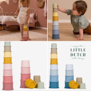 値下げ中★Little Dutch ＊重ねカップ＊ピンクorブルー(知育玩具)