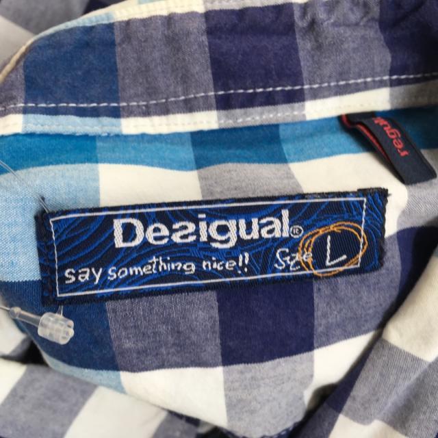 DESIGUAL(デシグアル)のデシグアル 長袖シャツ サイズL メンズ - メンズのトップス(シャツ)の商品写真