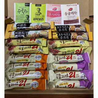 ３種類のクリスピーロール➕６種類の韓国お茶セット(菓子/デザート)