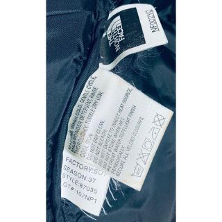 【90's】THE NORTH FACE ノースフェイス ヌプシ タグ英語表記