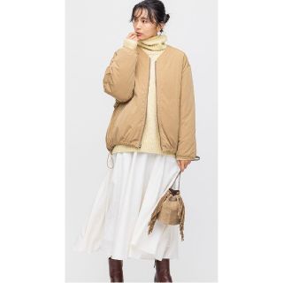 23区 - 23区 中綿リバーシブル ショート アウター キルティング