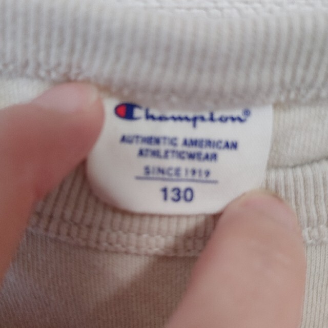 Champion(チャンピオン)のChampion　キッズ　バックプリントロンT　130cm キッズ/ベビー/マタニティのキッズ服女の子用(90cm~)(Tシャツ/カットソー)の商品写真