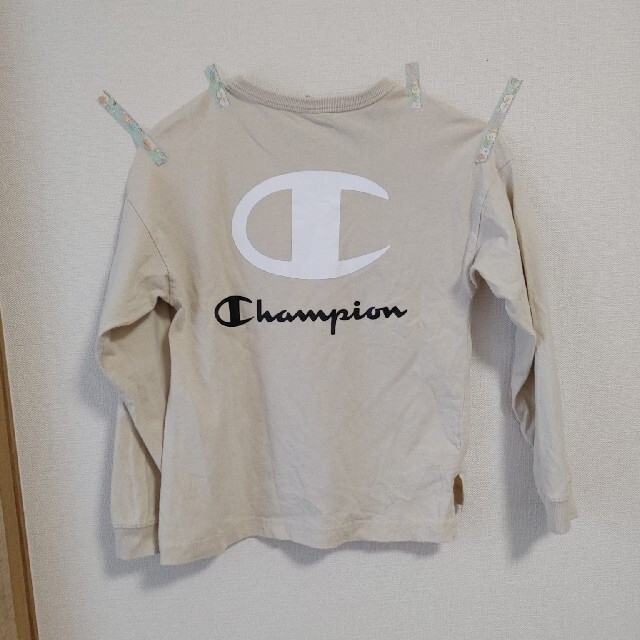 Champion(チャンピオン)のChampion　キッズ　バックプリントロンT　130cm キッズ/ベビー/マタニティのキッズ服女の子用(90cm~)(Tシャツ/カットソー)の商品写真