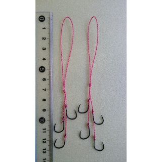タイラバ フック 交換用【伊勢尼10号 3段針&4段針】の通販 by ジョー