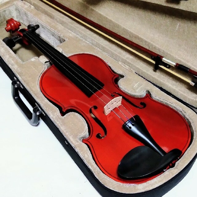 美品 J.S JV-200 4/4サイズ ヴァイオリン セミハードケース&弓付き