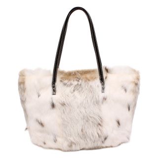 フェンディ(FENDI)の美品 フェンディ FENDI ファートートバッグ    レディース(トートバッグ)