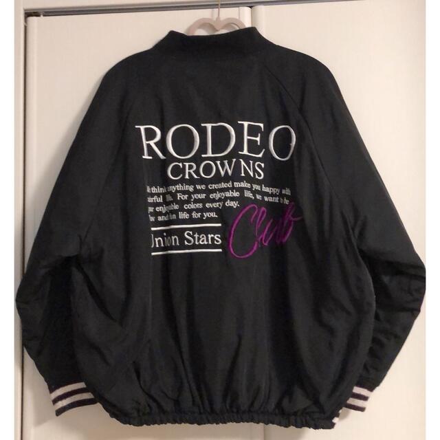 RODEO CROWNS(ロデオクラウンズ)のRODEO CROWNS / MA-1 ブラック レディースのジャケット/アウター(ブルゾン)の商品写真