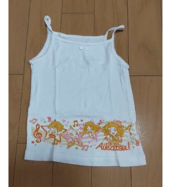 BANDAI(バンダイ)のアイカツ・Aikatsu!子供用インナーシャツ・3枚（サイズ110）バンダイ キッズ/ベビー/マタニティのキッズ服女の子用(90cm~)(下着)の商品写真