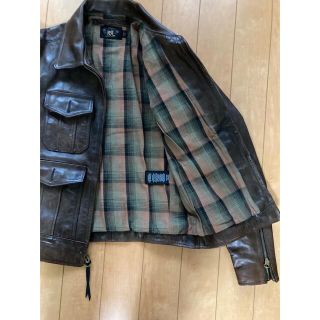 RRL ヴィンテージ フェントン レザージャケット Sサイズ