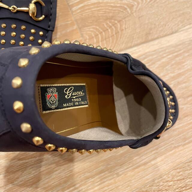 Gucci(グッチ)のGucci スタッズ /ビットMen’s ローファー 未使用 27.0 メンズの靴/シューズ(スリッポン/モカシン)の商品写真