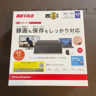 バッファロー(Buffalo)の録画用外付けハードディスク HD-NRLD4.0U3-BA(PC周辺機器)