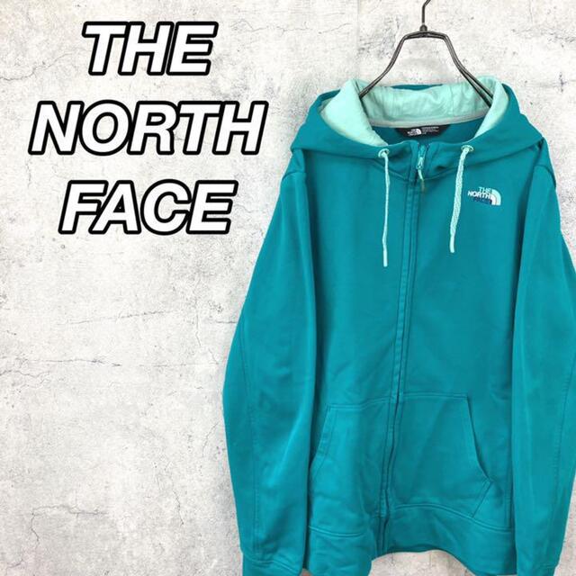 THE NORTH FACE(ザノースフェイス)の希少 90s ノースフェイス フルジップパーカー プリントロゴ レディースのトップス(パーカー)の商品写真