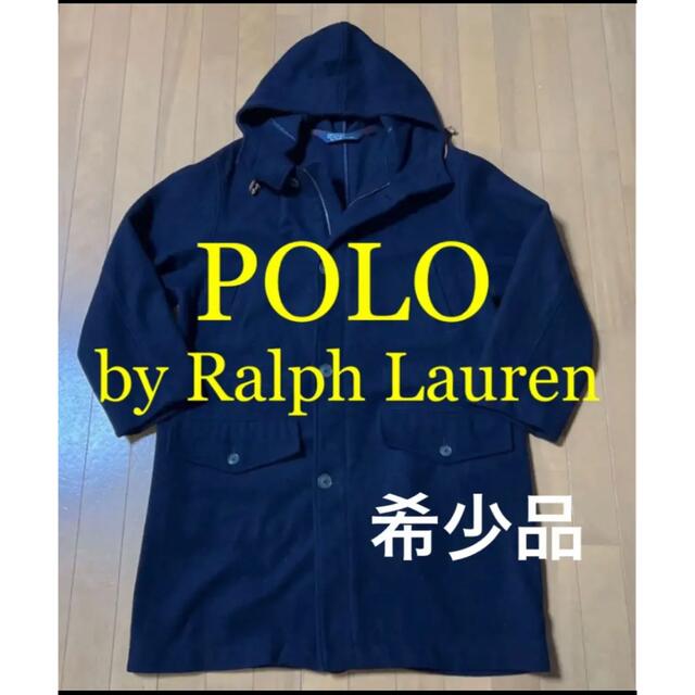 POLO RALPH LAUREN(ポロラルフローレン)のPolo by Ralph Lauren ハイネック　フーディーウールコート メンズのジャケット/アウター(モッズコート)の商品写真