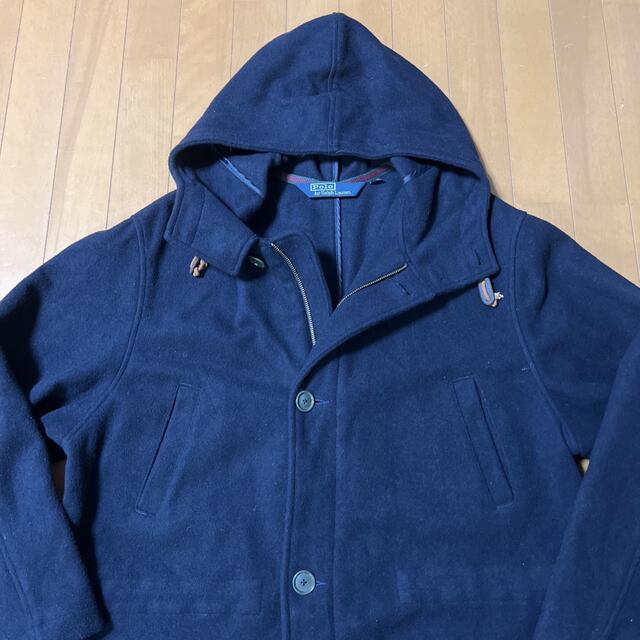 POLO RALPH LAUREN(ポロラルフローレン)のPolo by Ralph Lauren ハイネック　フーディーウールコート メンズのジャケット/アウター(モッズコート)の商品写真