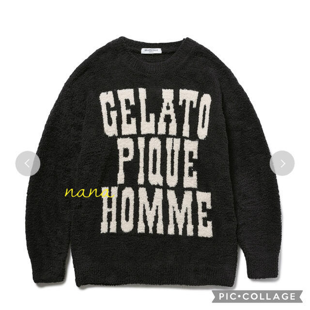 gelato pique(ジェラートピケ)のパウダービッグロゴプルオーバー＆モチーフ柄レギンスセット レディースのルームウェア/パジャマ(ルームウェア)の商品写真