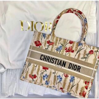 ◆美品・希少品◆ ChristianDior トートバッグ D金具 マルチカラー素材