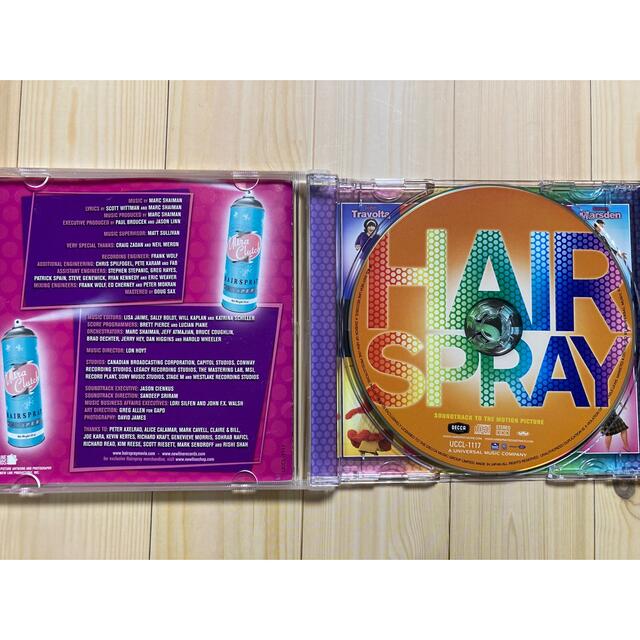 hair spray サントラ　CDアルバム エンタメ/ホビーのCD(映画音楽)の商品写真