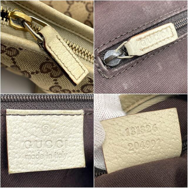 Gucci - 鑑定済 ️ GUCCI グッチ GGキャンバス ショルダーバッグ ロゴ ブラウンの通販 by treasure-chest's