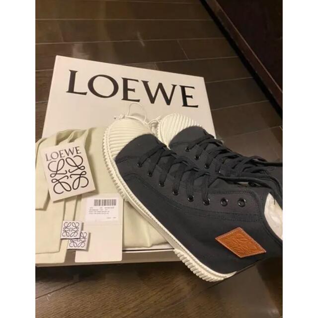 LOEWE - LOEWE キャンバス ハイカットスニーカーの通販 by nane ...