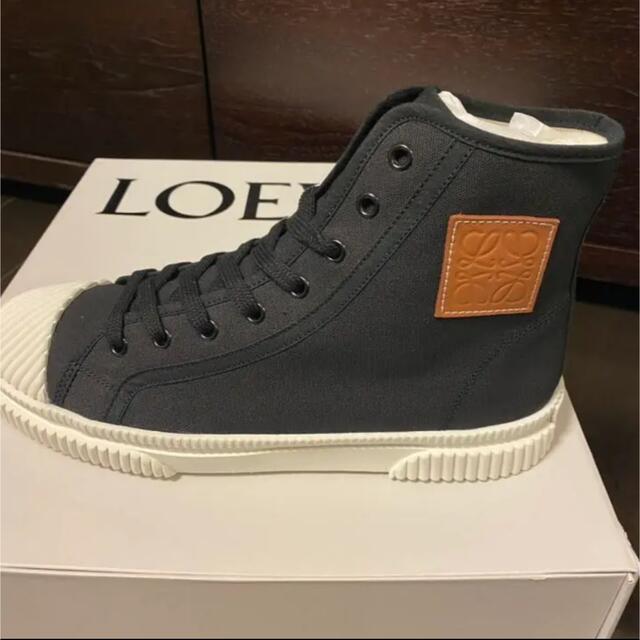 LOEWE - LOEWE キャンバス ハイカットスニーカーの通販 by nane ...