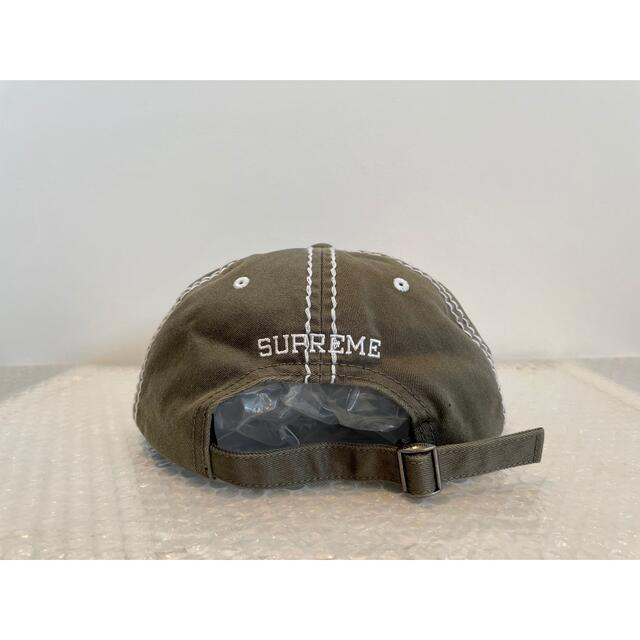 Supreme(シュプリーム)のSupreme®︎ Big Stitch 6-Panel Cap OLIVE メンズの帽子(キャップ)の商品写真