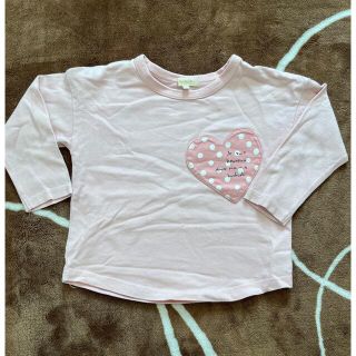 ハッシュアッシュ(HusHush)の子供服、女の子、長袖シャツ、サイズ100hashusu(Tシャツ/カットソー)