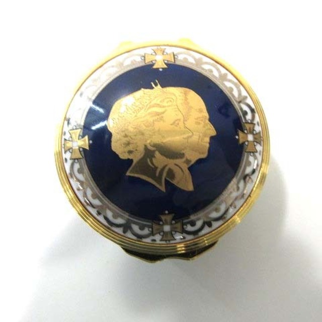 WEDGWOOD(ウェッジウッド)のウェッジウッド ROYAL WORCESTER エリザベス女王 小物入れ エンタメ/ホビーの美術品/アンティーク(陶芸)の商品写真