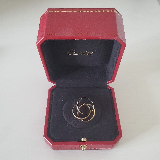 Cartier(カルティエ)のカルティエ トリニティリング 箱あり レディースのアクセサリー(リング(指輪))の商品写真