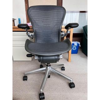 ハーマンミラー(Herman Miller)のハーマンミラー　アーロンチェア　美品(オフィスチェア)