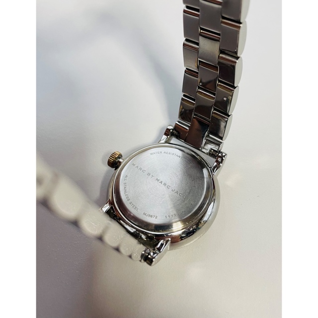 MARC JACOBS(マークジェイコブス)の【電池・ベルト新品の美品】マークジェイコブスのロキシー！ローズゴールド×ネイビー レディースのファッション小物(腕時計)の商品写真
