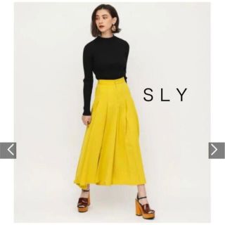 スライ(SLY)のＳＬＹ　ワイドプリーツパンツ(カジュアルパンツ)