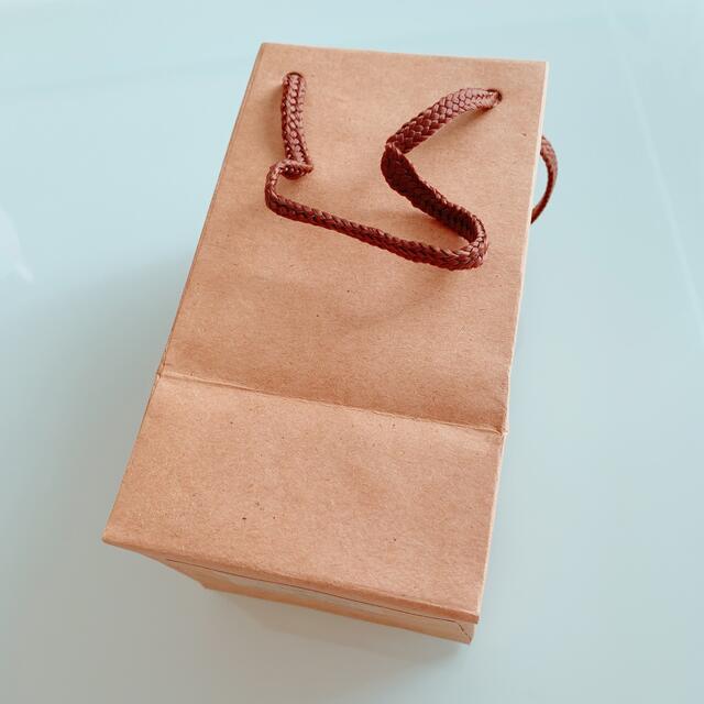 ショートサイズ ミニ手提げ紙袋(茶色) 8枚セットの通販 by まろん's shop｜ラクマ
