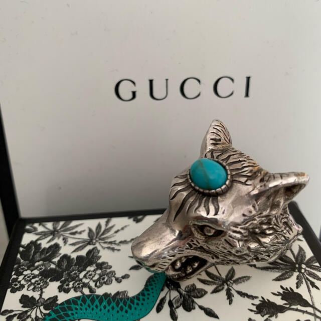 Gucci(グッチ)のgucci 狼　リング　22-23号 メンズのアクセサリー(リング(指輪))の商品写真