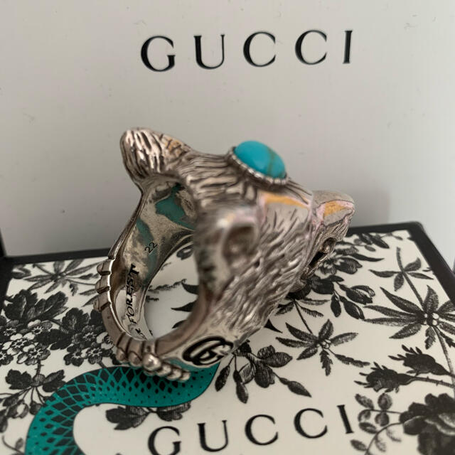 Gucci(グッチ)のgucci 狼　リング　22-23号 メンズのアクセサリー(リング(指輪))の商品写真