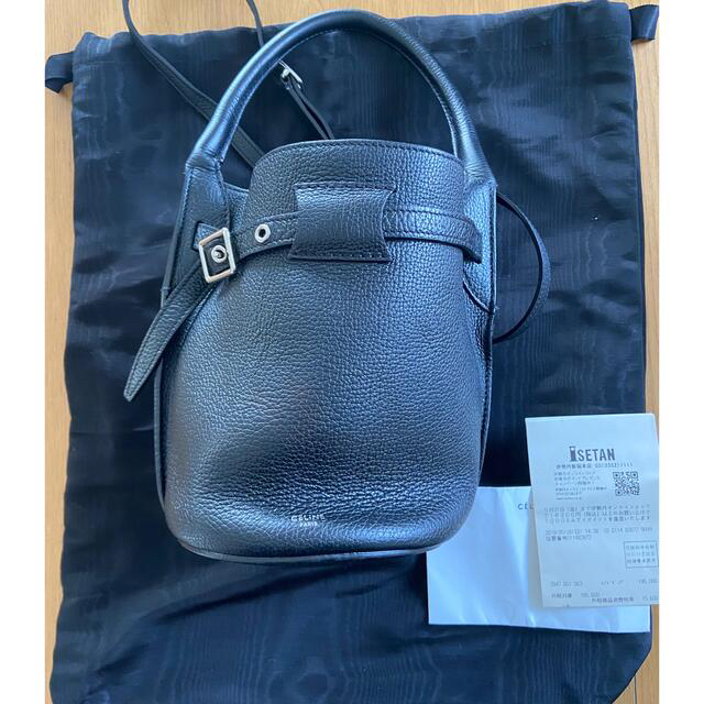 CELINE ビッグバッグナノ　バケット　黒