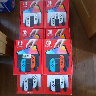 ニンテンドウ(任天堂)のNintendo Switch 有機ELモデル　8台(家庭用ゲーム機本体)