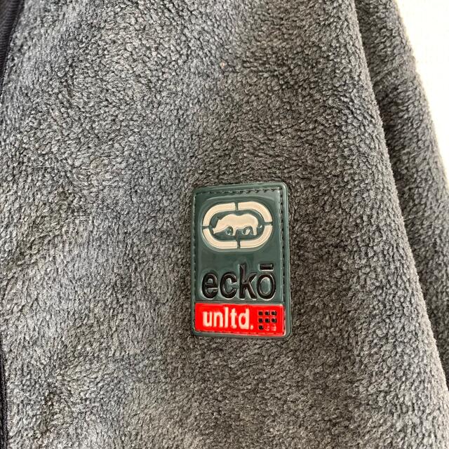 ECKŌ UNLTD（ECKO UNLTD）(エコーアンリミテッド)のエコーアンリミテッド　フリースジャケット　　チャコールグレー　130 130cm キッズ/ベビー/マタニティのキッズ服男の子用(90cm~)(ジャケット/上着)の商品写真