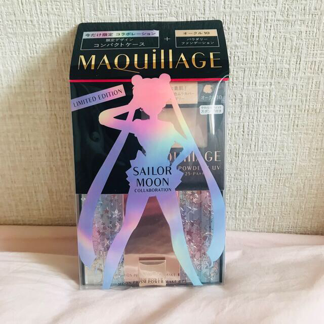 MAQuillAGE(マキアージュ)の【新品未開封】セーラームーン MQ Dパウダリ－コラボセット OC10 コスメ/美容のベースメイク/化粧品(ファンデーション)の商品写真