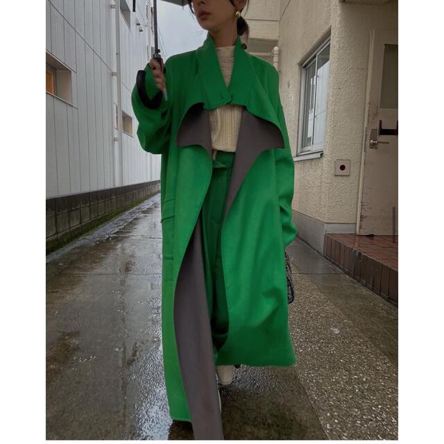 Ameri VINTAGE(アメリヴィンテージ)のameri REVERSIBLE STAND COLLAR COAT レディースのジャケット/アウター(ロングコート)の商品写真