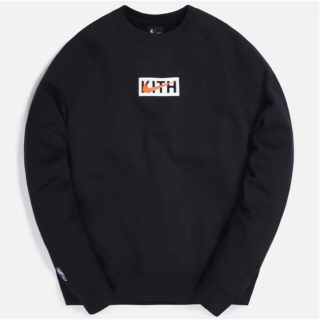 KITH NIKE KNICKS FLEECE CREWNECK BLACK Mメンズ