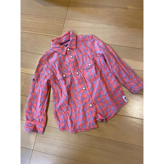 エイチアンドエム(H&M)のチェックシャツ/pink H&M(ブラウス)